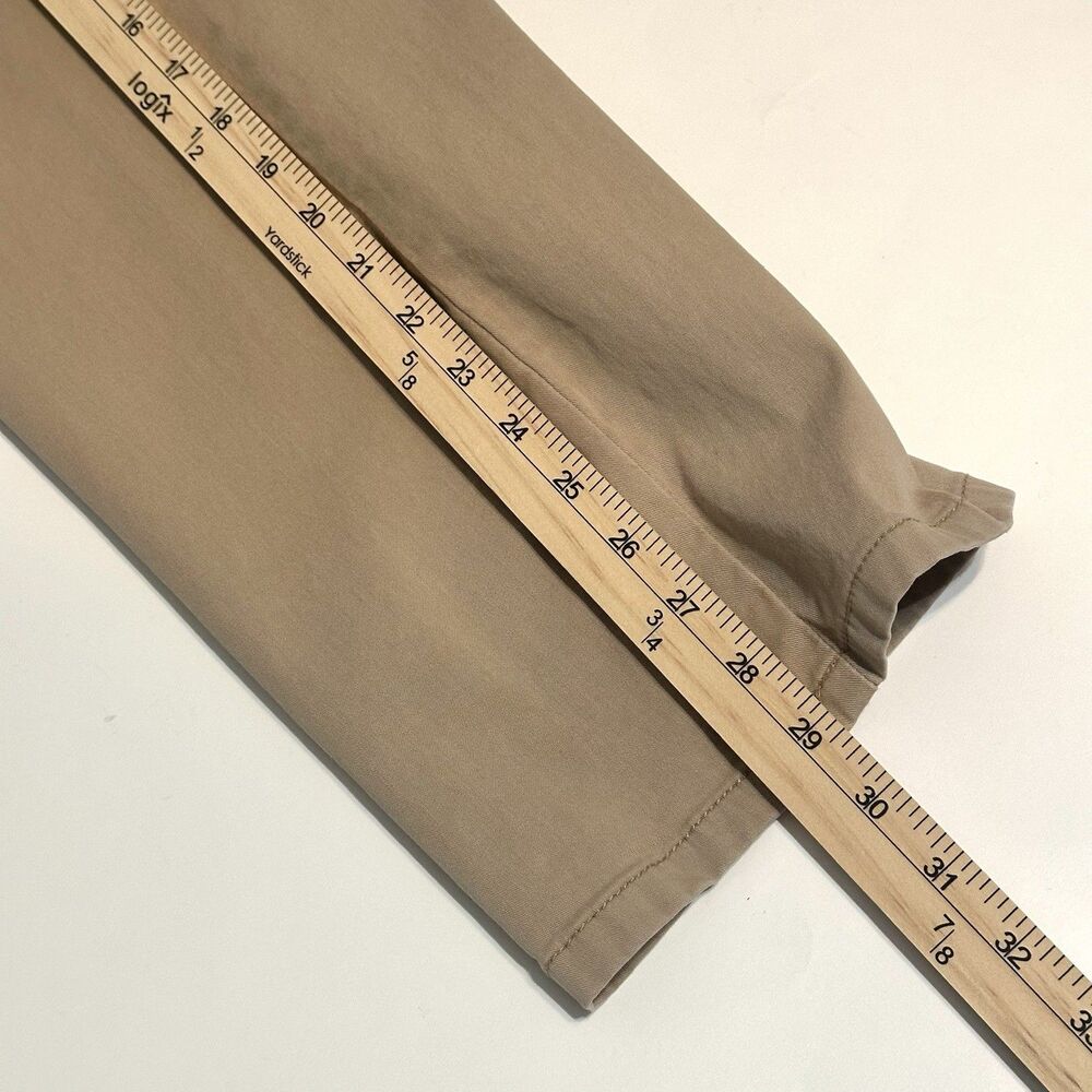 Territory Ahead Men 33/32 Beige Pleated Front Straight Leg Casual Chinos Pants - Picture 13 of 15